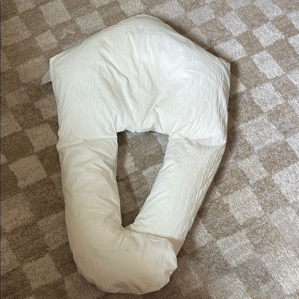 White U-Shaped Body Pillow